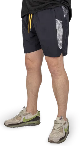 Black cat koupací kraťasy swim shorts - m