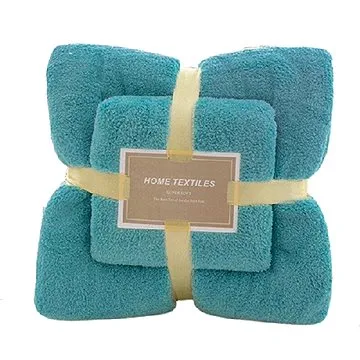 GOLDBABY dětské osušky sada 2 ks zelená 35×75, 70×140 cm (0722777604648)