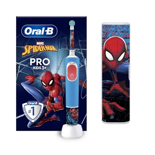 Oral-B Vitality PRO Kids Spiderman elektrický zubní kartáček+pouzdro