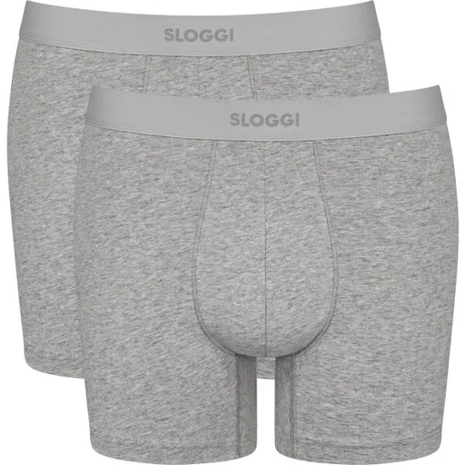SLOGGI MEN EVER EASE SHORT 2P Pánské spodní prádlo, šedá, velikost