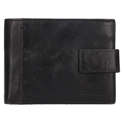 Pánská kožená peněženka Lagen Bojan - černá