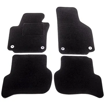 ACI textilní koberce pro VW Golf PLUS 05-09  černé (pro kulaté příchytky) sada 4 ks (5895X62)