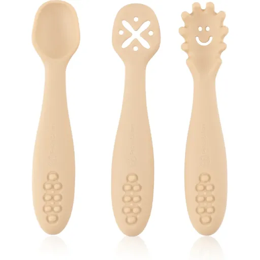 Petite&Mars Take&Match 6m+ lžička pro děti Desert Sand 3 ks