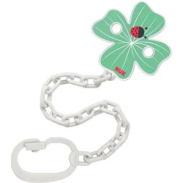 NUK Řetízek na dudlík s klipem zelená (BABY169312c)