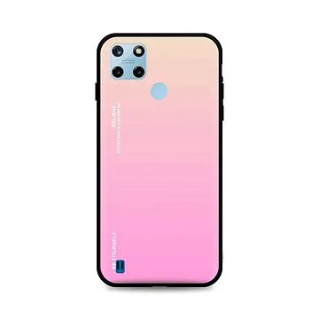 TopQ Kryt LUXURY Realme C25Y pevný duhový meruňkový 70223 (Sun-70223)