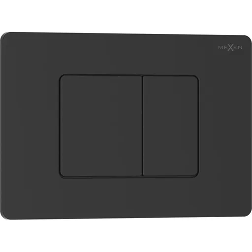 MEXEN Tex 05 splachovací tlačítko, černá matná 6105-02