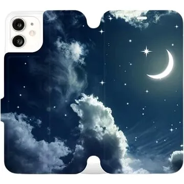Flipové pouzdro na mobil Apple iPhone 11 - V145P Noční obloha s měsícem (5903226975952)