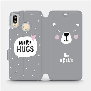 Flipové pouzdro na mobil Huawei P20 Lite - MH06P Be brave - more hugs (5903226741410)