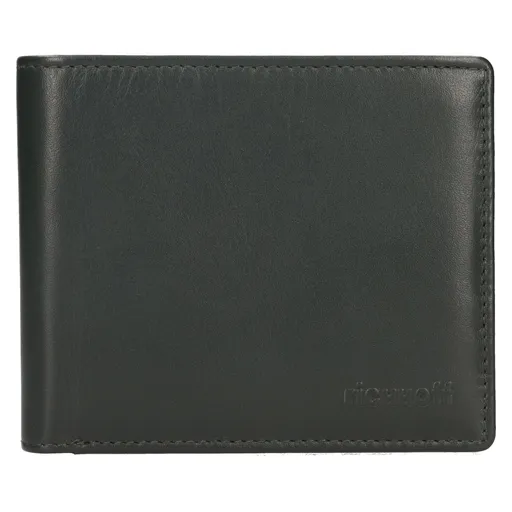 Pánská kožená peněženka Richhoff Martin - tmavě zelená