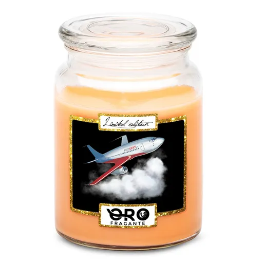 Svíčka Boeing 737 (Vůně svíčky: Tropické ovoce)