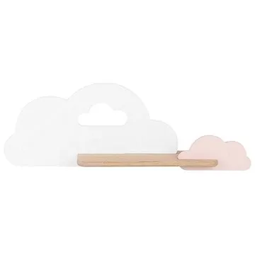 LED Dětské nástěnné svítidlo s poličkou CLOUD LED/5W/230V bílá/růžová (121586)