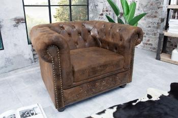 Chesterfield křeslo MIDAS Dekorhome