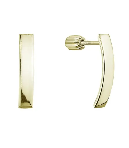 Evolution Group - Pavona Něžné pozlacené visací náušnice 61065/AU