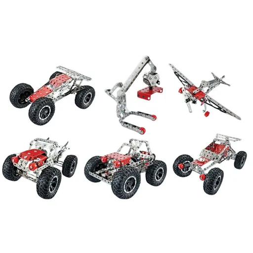 Alltoys Kovová stavebnice terénní auto 288 dílků