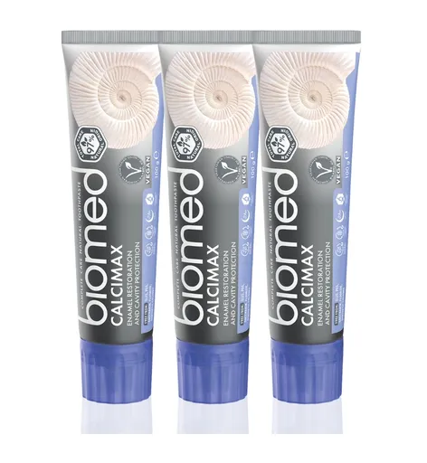 BIOMED Calcimax s mořskými řasami zubní pasta 3x100 g