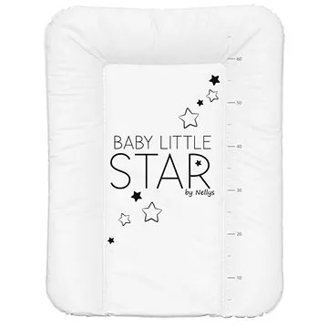 NELLYS, měkká, BABY STAR, 70 x 50cm, bílá (123614)