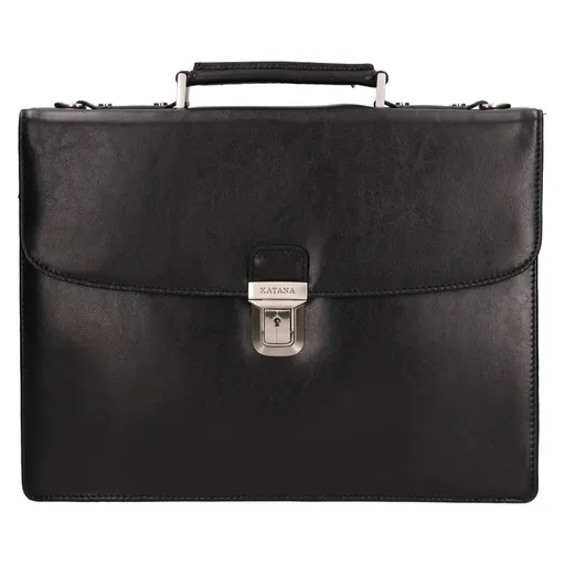 Kožená aktovka Katana Nice - černá