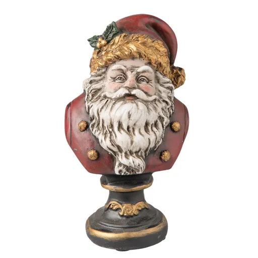 Dekorace bysta Santa - 9*8*15 cm 6PR1107
