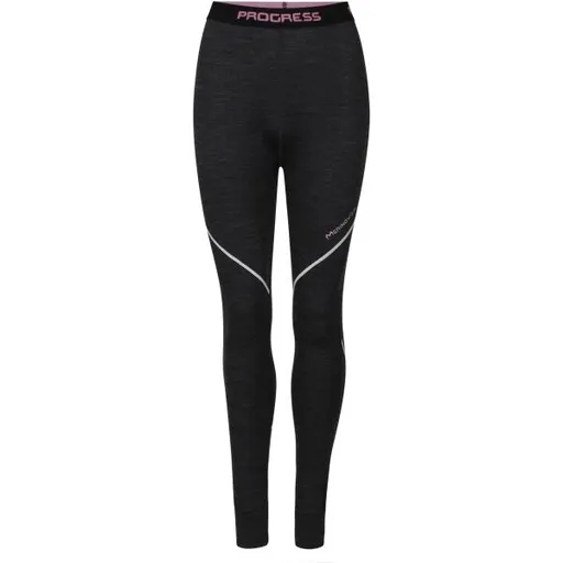 PROGRESS MERINO LT Dámské funkční Merino spodky, černá, velikost