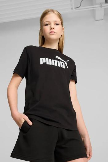 Detské tričko Puma ESS No. 1 Logo Tee čierna farba, 684892