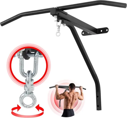 Physionics 79337 Physionics Nástěnný držák na boxovací pytel s tyčí 2 v 1