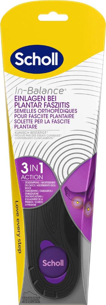 Scholl Ortopedické vložky In-Balance Plantar Fasciitis (Insole) 1 pár Large