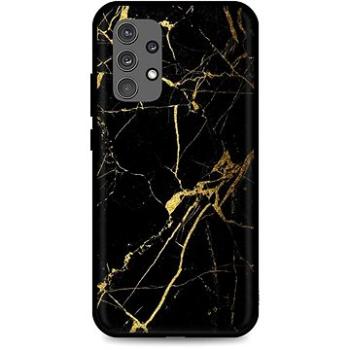 TopQ LUXURY Samsung A32 pevný Marble černo-zlatý 61809 (Sun-61809)