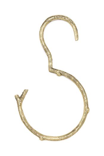 Vešiak Doing Goods Twiggy Round Hanger žltá farba