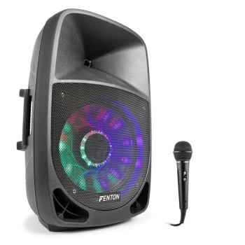 Fenton FT1200A, boxă activă, 250 W, bluetooth + microfon, negru