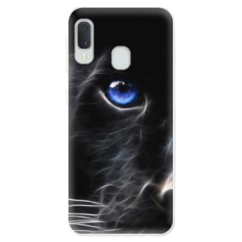 Odolné silikonové pouzdro iSaprio - Black Puma - Samsung Galaxy A20e