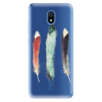 Odolné silikonové pouzdro iSaprio - Three Feathers - Xiaomi Redmi 8A