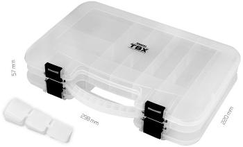 Horgász doboz Delphin TBX Duo 298-12P Clip doboz