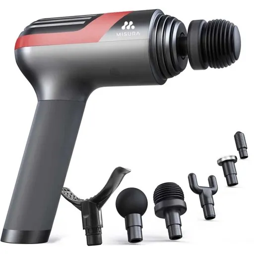 MISURA MB1PRO Masážní pistole, tmavě šedá, velikost