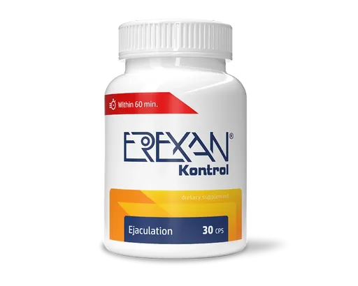EREXAN Kontrol oddálení vyvrcholení pro muže – 30 kapslí