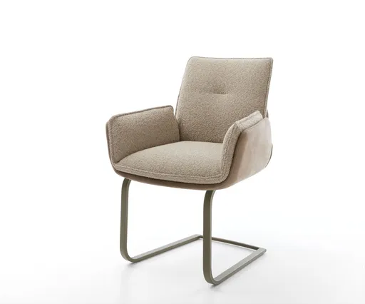 Jídelní židle Nela-Flex směr materiálů béžová Jídelní židle