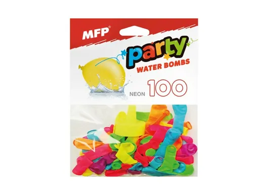 Balónek M neon vodní bomba 100ks