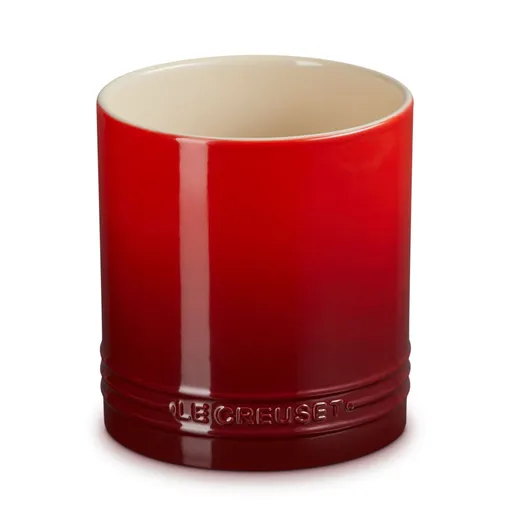 Stojan na kuchyňské náčiní SIGNATURE 14 cm, CERISE, kamenina, Le Creuset