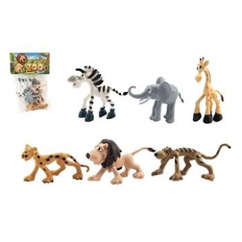 Teddies Zvířátka veselá safari ZOO 6ks (8592190134501)