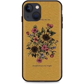 TopQ iPhone 13 silikon Bouquet 64867 (Sun-64867)