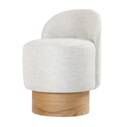 Taburet  Barren Puf Light Grey