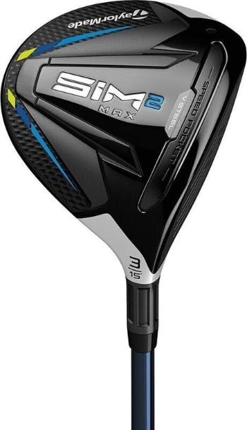 TaylorMade SIM2 Max Pravá ruka 15° Stiff Golfová hole - fervejové dřevo