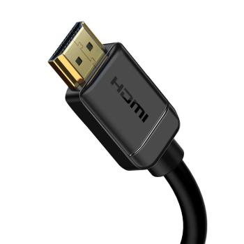 Baseus High Definition video kábel, HDMI / HDMI, 18 GBps, 2m, Fekete