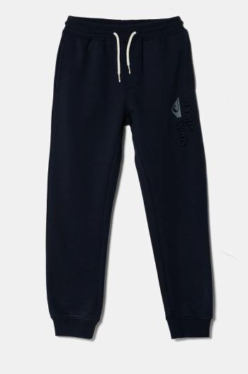 Dětské tepláky Quiksilver AGE OF BLUE SLIM PANT tmavomodrá barva, hladké, EQBFB03158