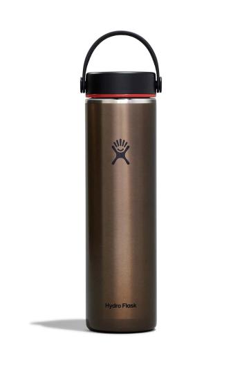 Termoláhev Hydro Flask 24 Oz Lightweight Wide Flex Cap B Obsidian hnědá barva, LW24LWB080