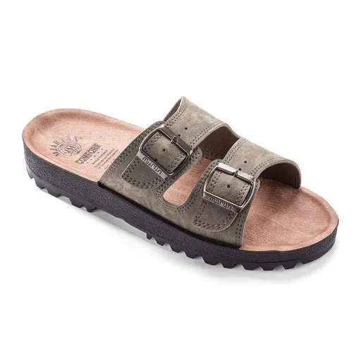 Pánské anatomické pantofle khaki