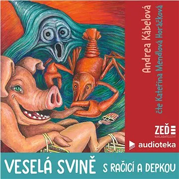 Veselá svině s račicí a depkou