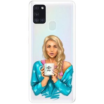 iSaprio Coffe Now - Blond pro Samsung Galaxy A21s (cofnoblo-TPU3_A21s)