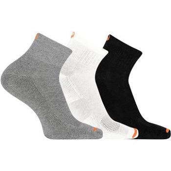 Merrell MEA33565Q3B2 Cushioned Cotton Quarter (3 packs) black assorted 1  (SPTmerr0114nad)