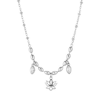 Brosway Elegantní ocelový náhrdelník Lotosový květ Chakra BHKN157