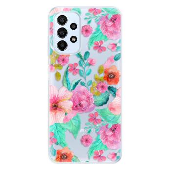 Odolné silikonové pouzdro iSaprio - Flower Pattern 01 - Samsung Galaxy A23 / A23 5G